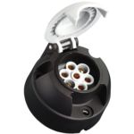 7 pin socket 12S plastic